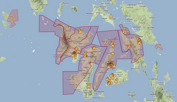 Google typhoon rescue map
