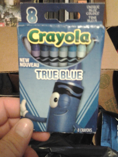 blue Crayola package