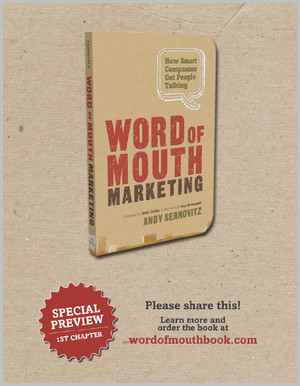 Word of Mouth Marketing: How Smart Companies Get People Talking (Chapter 1)