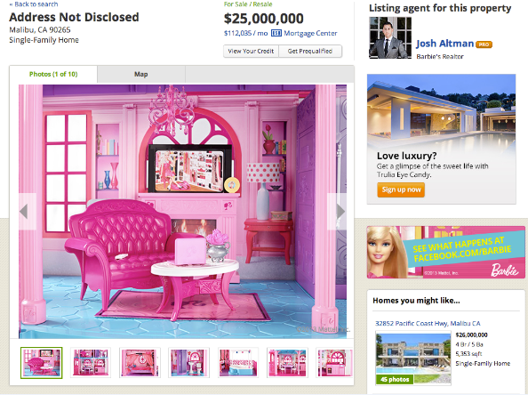 Barbie Dreamhouse Listing
