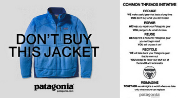 Patagonia Cyber Monday ad